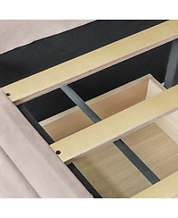 Streamdale Upholstered Daybed Twin With Two Drawers And Wood Slat