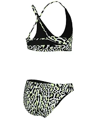 Nike Big Girls Lace-Up Swimsuit, 2 Piece Set