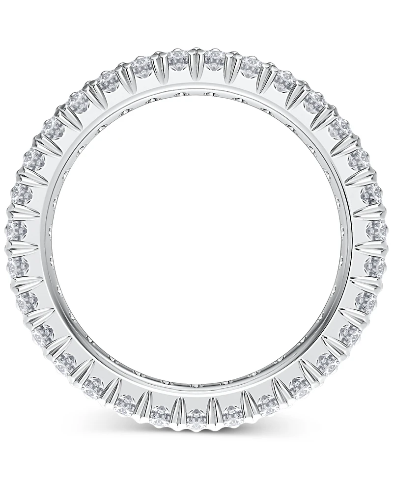 Diamond Double Row Eternity Ring (2 ct. t.w.) Platinum, 14k White Gold, or Rose Gold