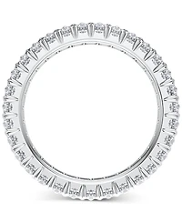 Diamond Double Row Eternity Ring (2 ct. t.w.) Platinum, 14k White Gold, or Rose Gold