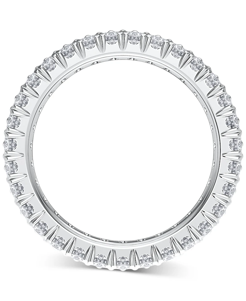 Diamond Double Row Eternity Ring (2 ct. t.w.) Platinum, 14k White Gold, or Rose Gold