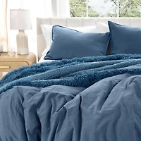 Bare Home Ultra-Soft Sand washed King Duvet Cover & Sham Set
