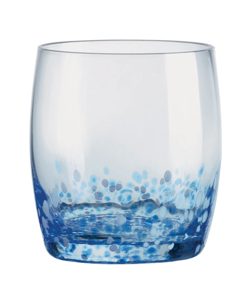 Anton Studio Designs Speckle Double Old Fashioned Tumblers, Set of 4