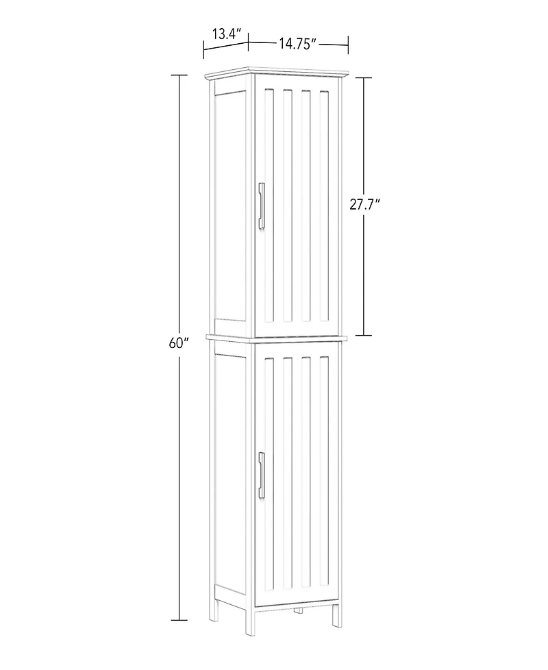 RiverRidge Home Monroe 2-Door Tall Cabinet