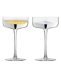 Anton Studio Designs Wave Champagne Coupes, Set of 2