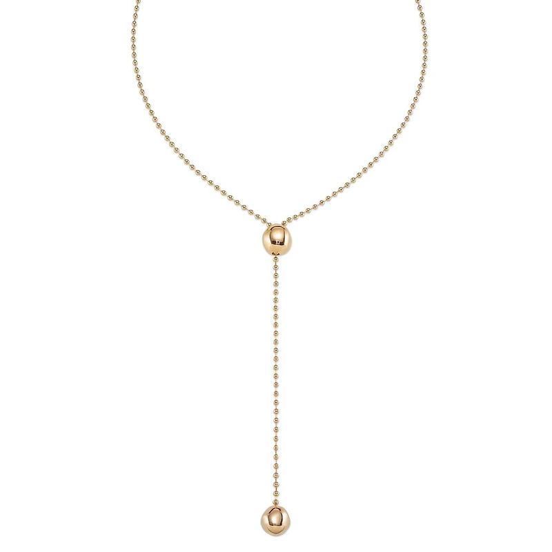UNOde50 18K Gold Plated Metal Alloy Necklace with Height-Adjustable Chain