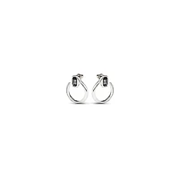 UNOde50 Sterling Silver-Plated Metal Alloy Needle Shaped Earrings