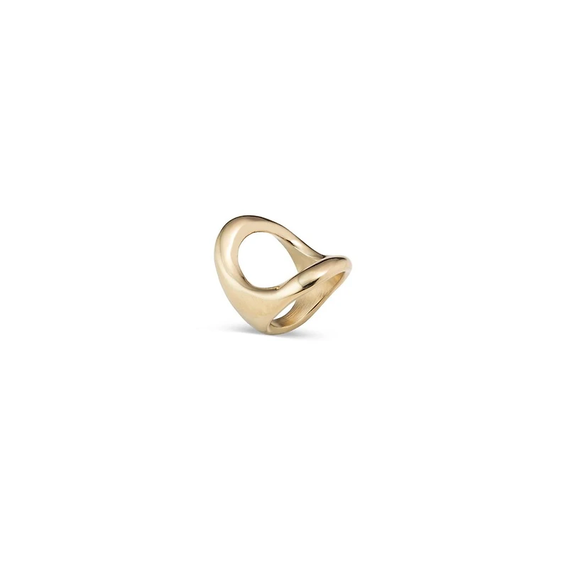 UNOde50 Large Central Oval Metal Alloy Ring