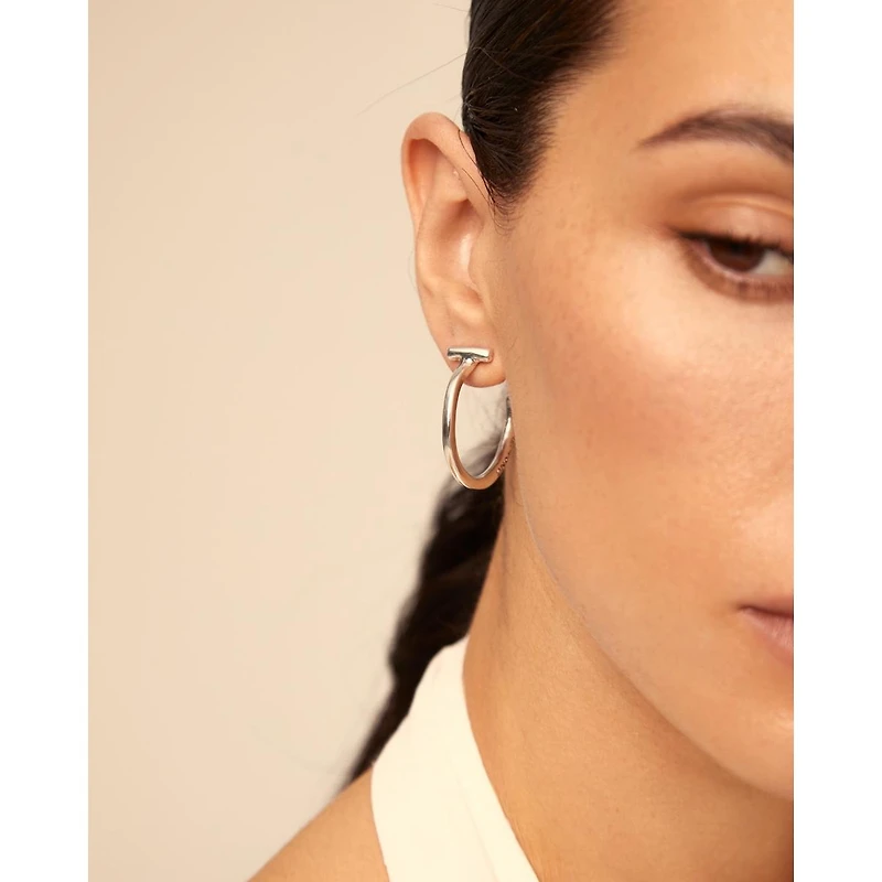 UNOde50 Metal Clad Hoop Earrings