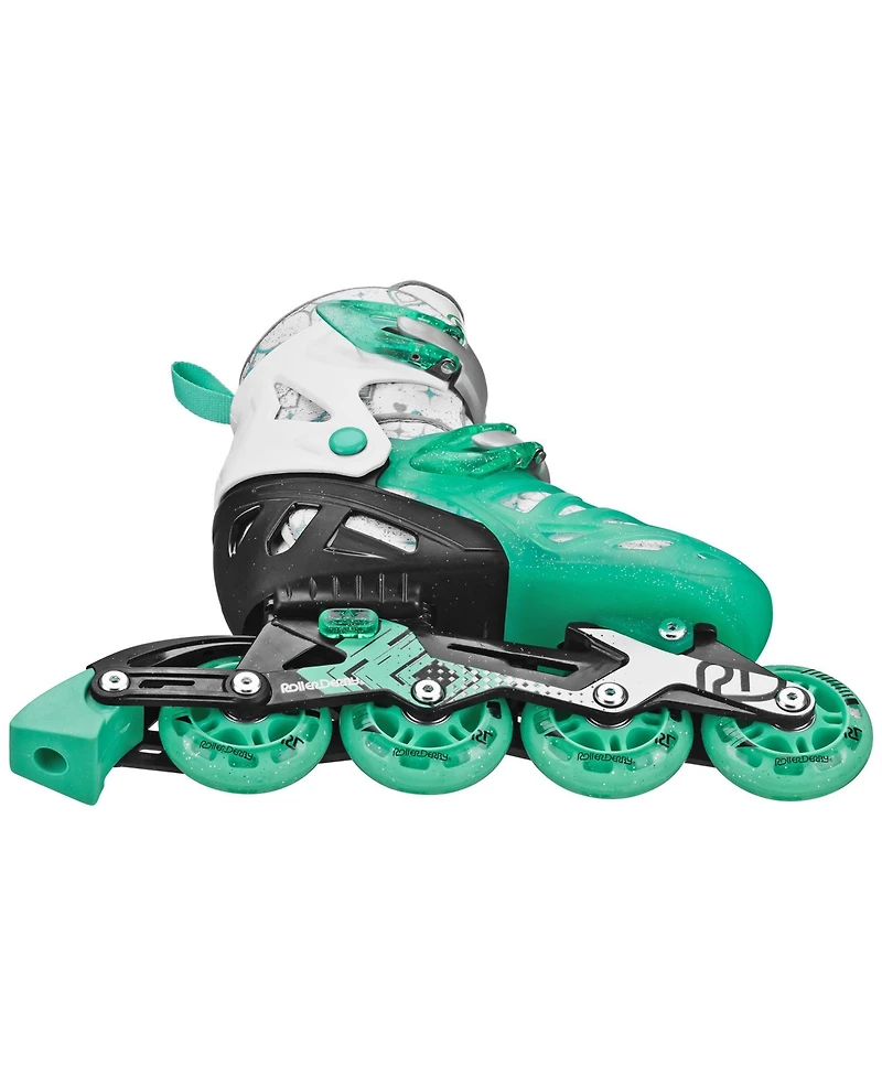 Roller Derby Tracer Girl's Adjustable Inline Skates Medium (2-5)