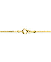 18" Bismark Link Chain Necklace (1-1/2mm) in 14k Gold