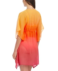 Bleu by Rod Beattie Women's Beat The Heat Caftan Swim Cover-Up