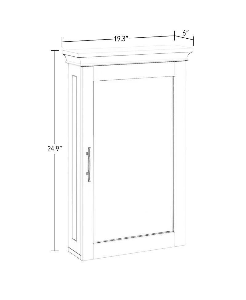 Somerset Wall Cabinet with Mirror