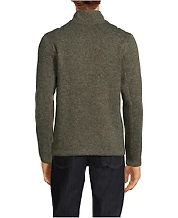 Lands' End Men's Sweater Fleece Quarter Zip Pullover