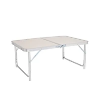 Slickblue Home Use Aluminum Alloy Folding Table – White