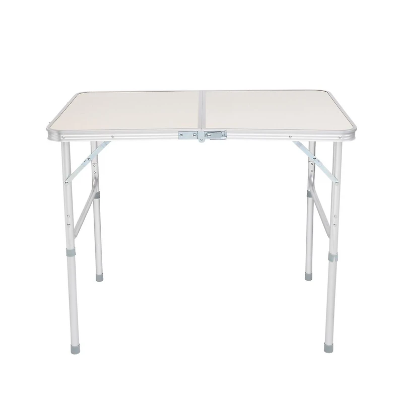 Slickblue Home Use Aluminum Alloy Folding Table – White