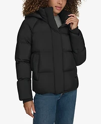 Levi's Women's Quilted Hooded Puffer Jacket
