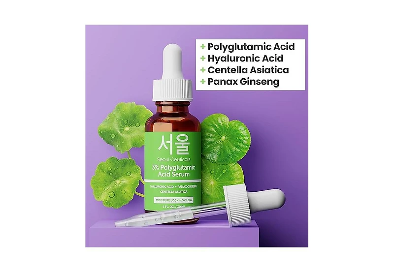 Seoul Ceuticals Korean Skincare 3% Polyglutamic Acid Serum