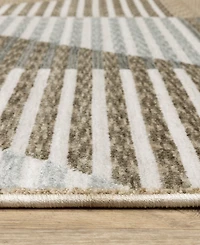 Oriental Weavers Echo ECH04 2'3"x7'6" Runner Area Rug