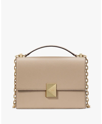 kate spade new york Deco Pebbled Leather Chain Shoulder Bag