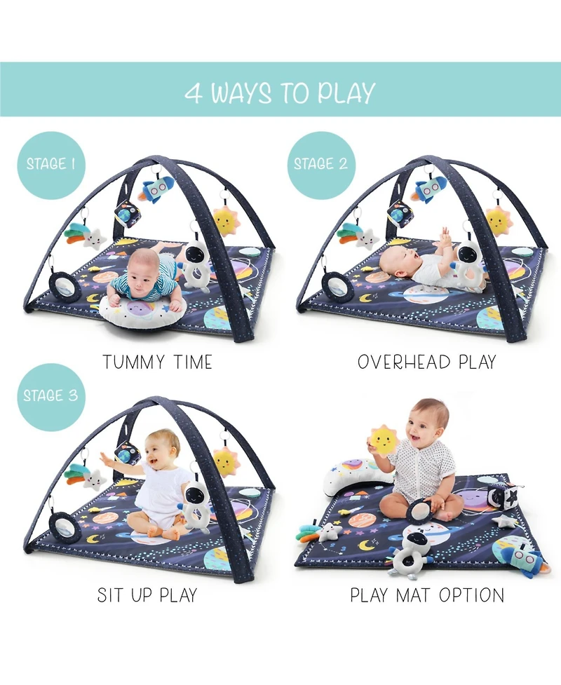 The Peanutshell Space 7-in-1 Activity Play Gym & Play Mat for Baby