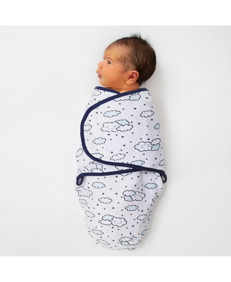 The Peanutshell Newborn Swaddles for Baby Boys and Girls, 3 Pack Set