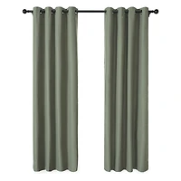 Soft Cotton Feel Twill Polyester Blackout Grommet Pair (2 panels
