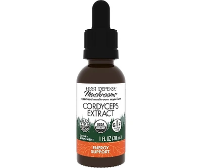 Host Defense Cordyceps Extract - Immune & Energy Support Supplement