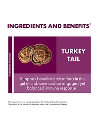 Host Defense Turkey Tail Extract - Digestive Health & Immune Response Support Supplement