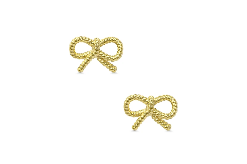 Lily Nily Girls Bow Twist Studs