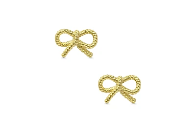 Lily Nily Girls Bow Twist Studs