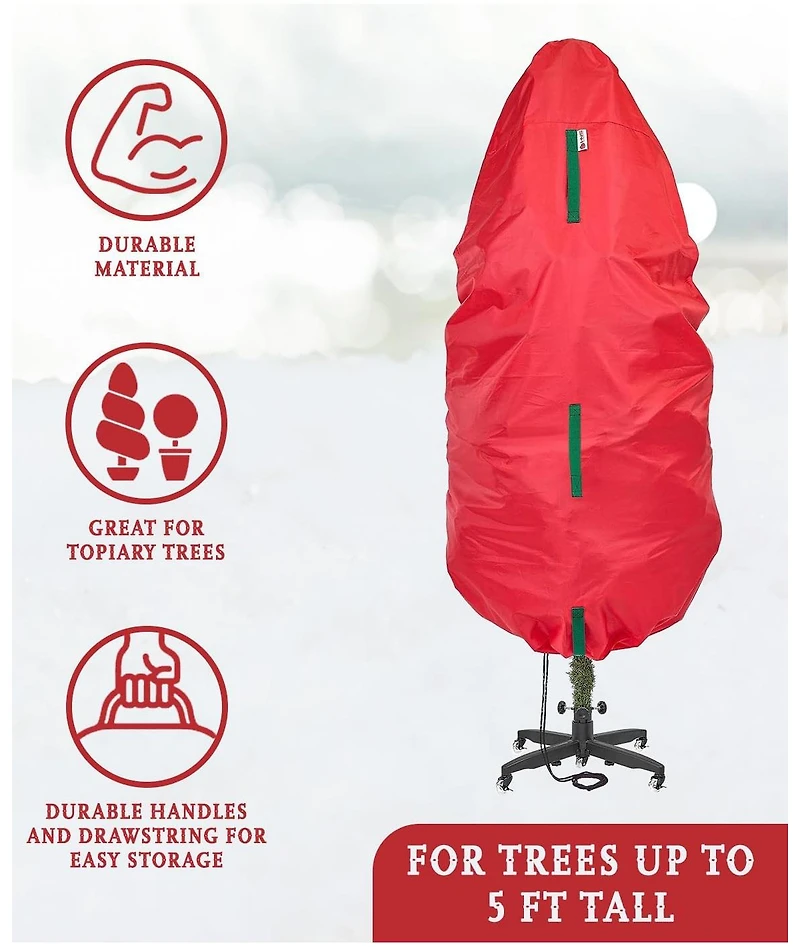 Florida Brands Upright Christmas Tree Storage Bag For Topiary and Holiday up to ft Tall