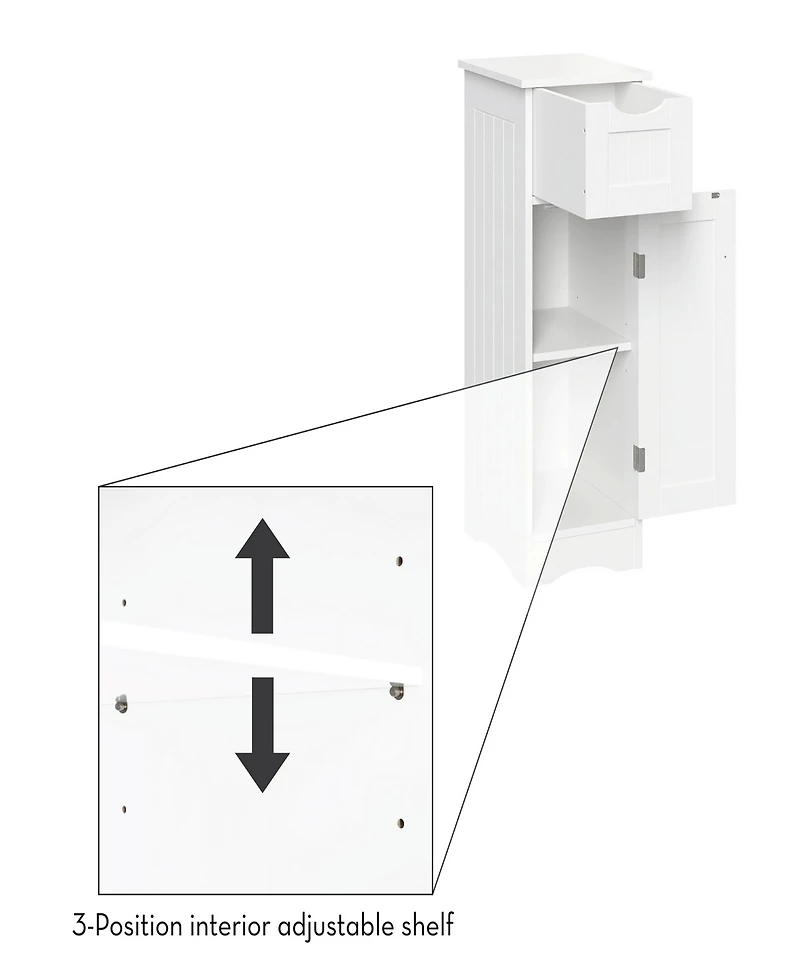 Ashland Slim Cabinet with Drawer