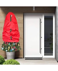 Florida Brands Upright Christmas Tree Storage Bag For Topiary and Holiday Tree up to 9 ft Tall