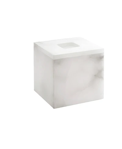 Cassadecor Corden Alabaster Tissue Box Cover