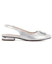 Jones New York Women's Quarry Pointed Toe Slingback Flats
