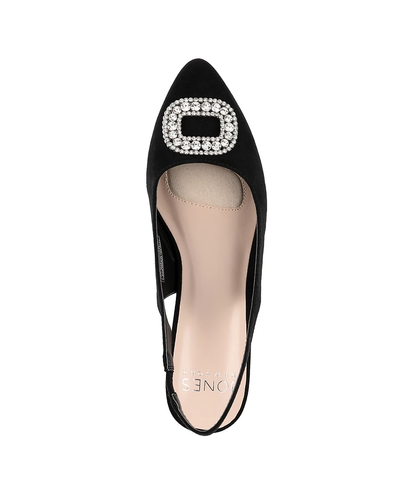 Jones New York Women's Quarry Pointed Toe Slingback Flats
