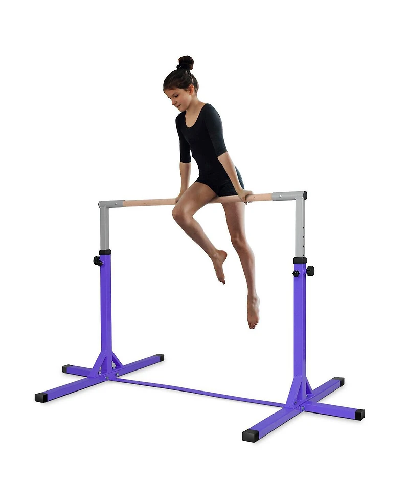 Hongge Adjustable Gymnastics Horizontal Bar for Kids