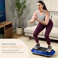 LifePro Waver Vibration Plate - Full Body Fitness Platform with Loop Bands for Weight Loss & Toning
