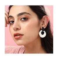 Sohi Women's Block Drop Earrings