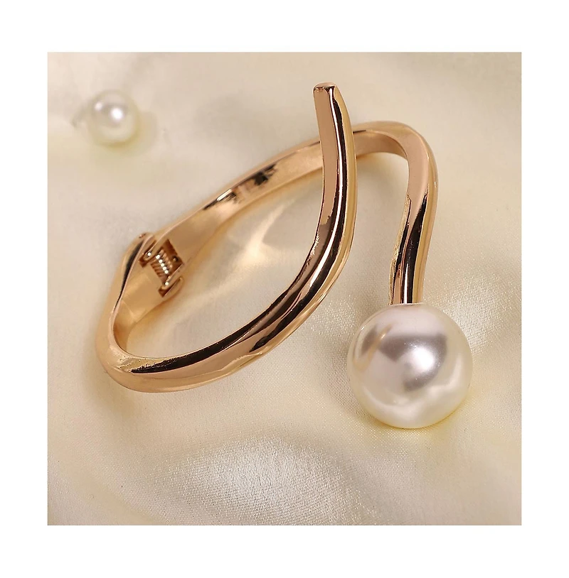 Sohi Women's Snowball Bangle Bracelet