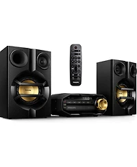 Philips Mini Hifi Stereo System with Bluetooth, Cd Player, Usb Direct, and Fm Radio - High-Power Compact Sound System for Home