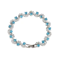 Sohi Women's Swirl Tennis Bracelet