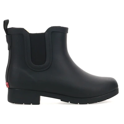 Womens Delridge Faux Fur Chelsea Rain Boot