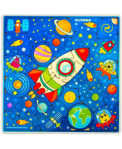 Quokka 28 Pieces Wooden Toddlers Puzzles for Ages 3-5 – Animal Toys