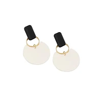 Sohi Women's Block Drop Earrings