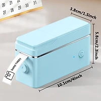 Polono P31S Label Maker Machine with Tape, Portable Thermal Printer, Bluetooth Printer for Organizing Storage Office Home, Sticker Make