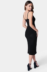 Bebe Women's Crochet Midi Dress