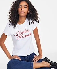 On 34th Women's Hopeless Romantic Graphic T-Shirt, Exclusively at Macy's