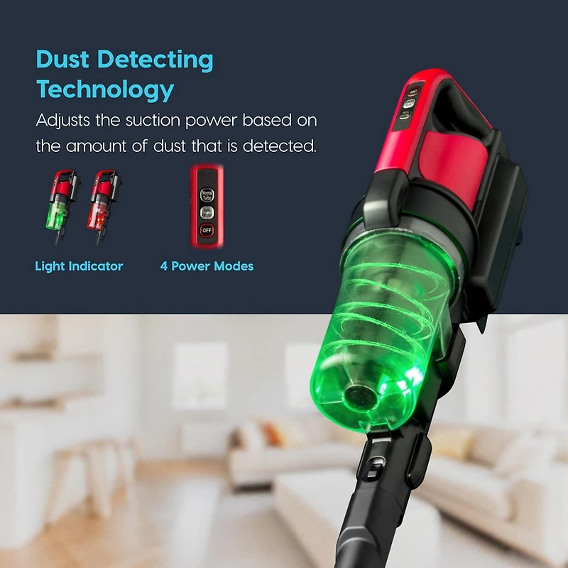 Iris Usa Cordless Stick Vacuum Cleaner 24oz Dust Cup - Black